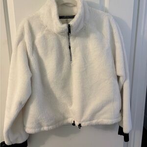 Calvin Klein Soft White Fleece Jacket